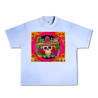 Grape Ice mexican skull Urban Heavy Tee - Zillion Design Studio