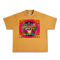 Peanut Butter mexican skull Urban Heavy Tee - Zillion Design Studio