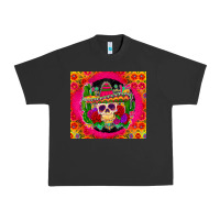 Pigment Black mexican skull Urban Heavy Tee - Zillion Design Studio