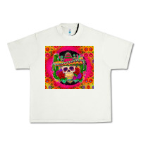 Pistachio mexican skull Urban Heavy Tee - Zillion Design Studio