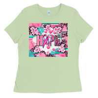 Matcha hope breast cancer Ladies Tee - AdoDesignShop