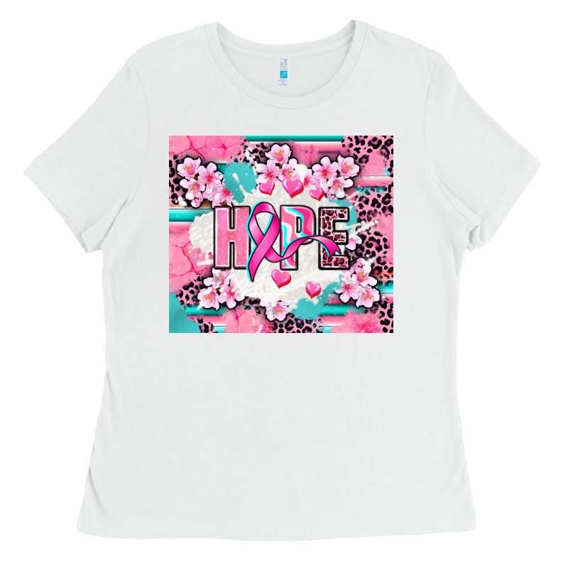 Hope Breast Cancer Ladies Tee by AdoDesignShop | Teevron