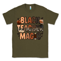 Army Green Black Teacher magic juneteenth Classic Tee - Zillion Design Studio