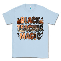 Dusty Blue Black Teacher magic juneteenth Classic Tee - Zillion Design Studio