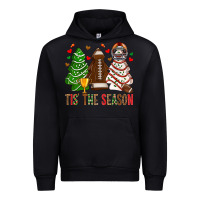 Black tis' the season american football christmas cakes bbs Urban Hoodie - BundleAndBundleShop