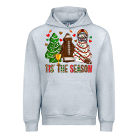 Heather Grey tis' the season american football christmas cakes bbs Urban Hoodie - BundleAndBundleShop