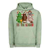 Pigment Oil Green tis' the season american football christmas cakes bbs Urban Hoodie - BundleAndBundleShop
