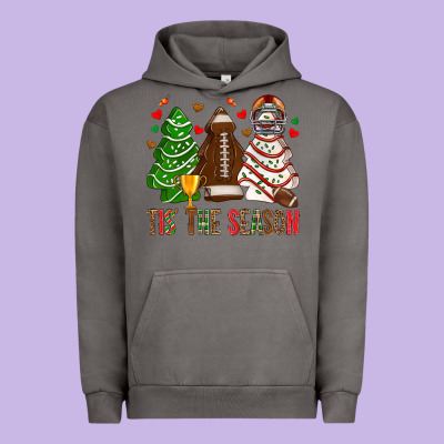 Tis' The Season American Football Christmas Cakes Bbs Urban Hoodie Designed By Bundleandbundleshop