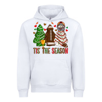 White tis' the season american football christmas cakes bbs Urban Hoodie - BundleAndBundleShop