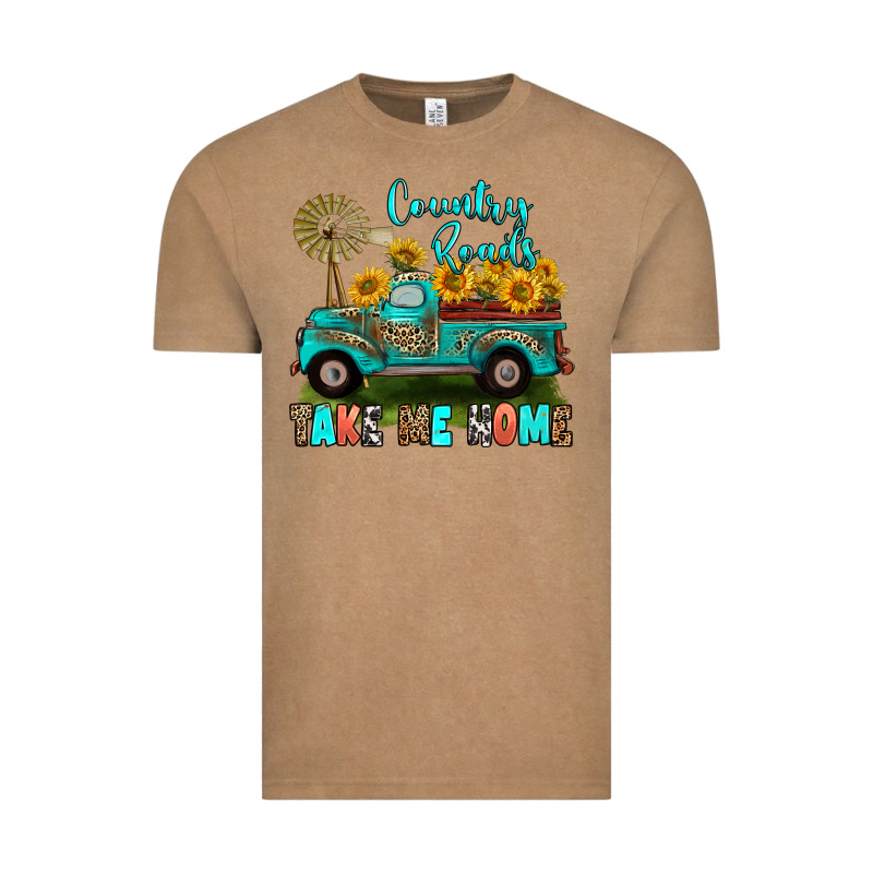 Country Roads Take Me Home Vintage Tee by RanaPortraitStore | Teevron
