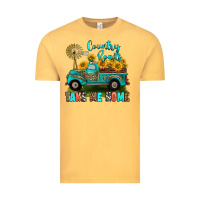 Vintage Mustard country roads take me home Vintage Tee - RanaPortraitStore