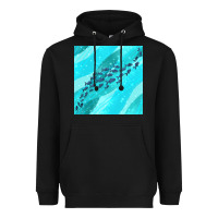 Black fish and sea seamless pattern Heavyweight Hoodie - BundleAndBundleShop