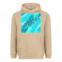 Mushroom fish and sea seamless pattern Heavyweight Hoodie - BundleAndBundleShop