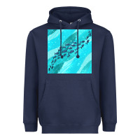 Navy fish and sea seamless pattern Heavyweight Hoodie - BundleAndBundleShop
