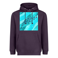 Plum fish and sea seamless pattern Heavyweight Hoodie - BundleAndBundleShop