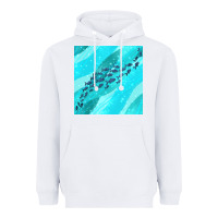 White fish and sea seamless pattern Heavyweight Hoodie - BundleAndBundleShop