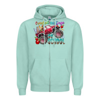 Seafoam crushed 100 days of school Zipper Hoodie - RacoonDesign