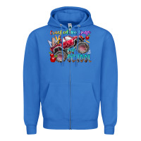 True Royal crushed 100 days of school Zipper Hoodie - RacoonDesign