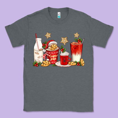 Santa Fuel Coffee Cups Classic Tee Designed By Texasbilliewilder