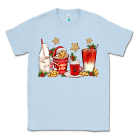 Dusty Blue santa fuel coffee cups Classic Tee - texasbilliewilder