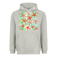 Moon Dust starfish seamless pattern Heavyweight Hoodie - BundleAndBundleShop