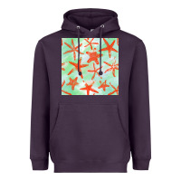 Plum starfish seamless pattern Heavyweight Hoodie - BundleAndBundleShop