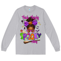 Moon Dust Thick Thighs Spooky Vibes Long Sleeve Tee - texasbilliewilder
