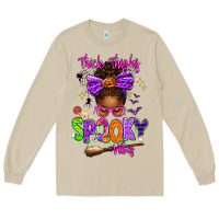 Mushroom Thick Thighs Spooky Vibes Long Sleeve Tee - texasbilliewilder