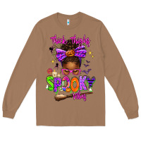 Toasted Coconut Thick Thighs Spooky Vibes Long Sleeve Tee - texasbilliewilder
