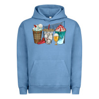Pigment Pebble Blue western volleyball coffee cups bbs Urban Hoodie - BundleAndBundleShop