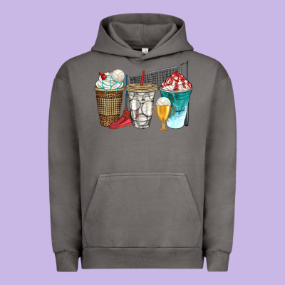 Western Volleyball Coffee Cups Bbs Urban Hoodie Designed By Bundleandbundleshop