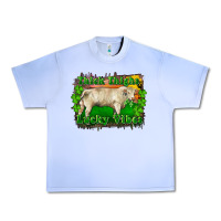 Grape Ice Thick Thighs Lucky Vibes Charolais Bull Urban Heavy Tee - RanaPortraitStore