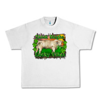 Lunar Rock Thick Thighs Lucky Vibes Charolais Bull Urban Heavy Tee - RanaPortraitStore