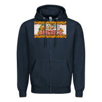 God Bless America Sunflower License Plate Zipper Hoodie | Teevron