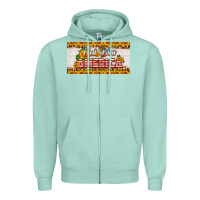 Seafoam god bless america sunflower license plate Zipper Hoodie - HRA Design Shop