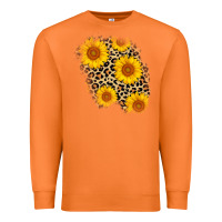 Carrot leopard sunflower patch Premium Sweatshirt - AdoDesignShop
