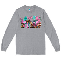 Heather Grey stna Long Sleeve Tee - AdoDesignShop