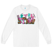 White stna Long Sleeve Tee - AdoDesignShop
