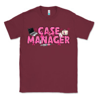 Burgundy breast cancer case manager Classic Tee - texasbilliewilder
