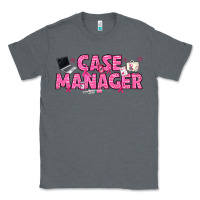 Charcoal Heather breast cancer case manager Classic Tee - texasbilliewilder