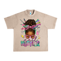 French Oak nail hustler afro messy bun Urban Heavy Tee - texasbilliewilder