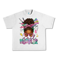 Lunar Rock nail hustler afro messy bun Urban Heavy Tee - texasbilliewilder