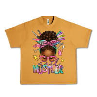 Peanut Butter nail hustler afro messy bun Urban Heavy Tee - texasbilliewilder