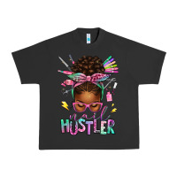 Pigment Black nail hustler afro messy bun Urban Heavy Tee - texasbilliewilder