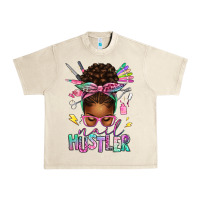 Sandshell nail hustler afro messy bun Urban Heavy Tee - texasbilliewilder