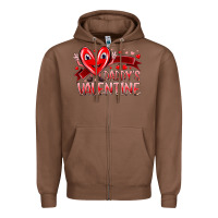 Chestnut daddy is valentine Zipper Hoodie - RacoonDesign