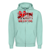 Seafoam daddy is valentine Zipper Hoodie - RacoonDesign