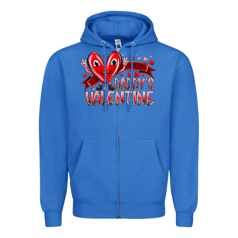 Daddy Is Valentine Zipper Hoodie by RacoonDesign | Teevron