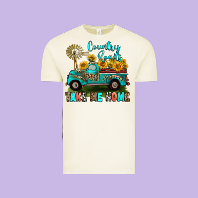 Vintage Tee country roads take me home