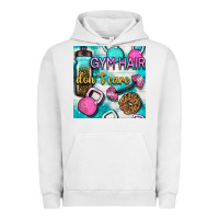 Pigment Lunar Rock gym hair don't care clasp and water bottle with glitter seamless patte Urban Hoodie - BundleAndBundleShop
